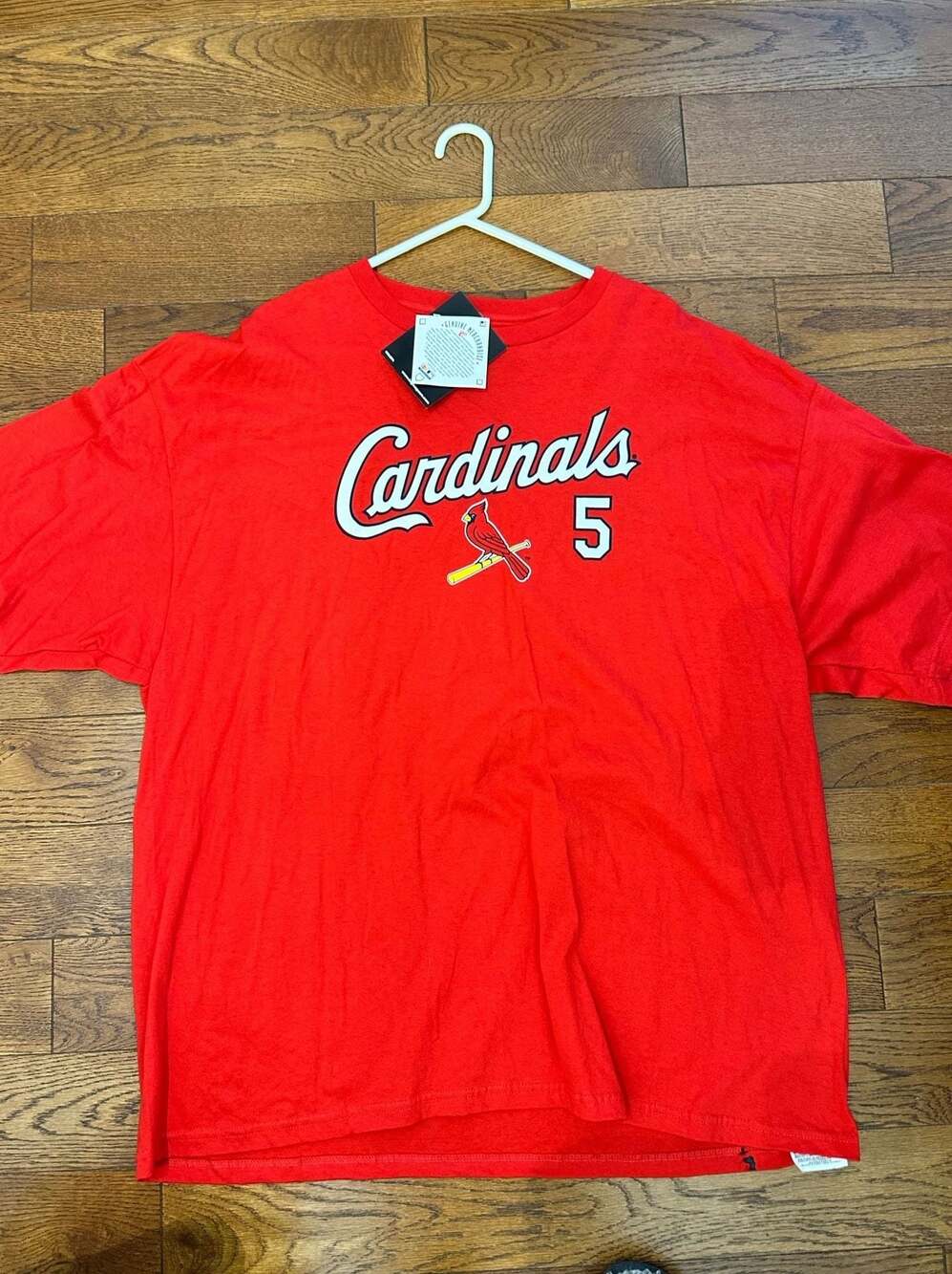 Vintage NEW St. Louis Cardinals Albert Pujols 5 MLB Genuine Merchandise T-Shirt